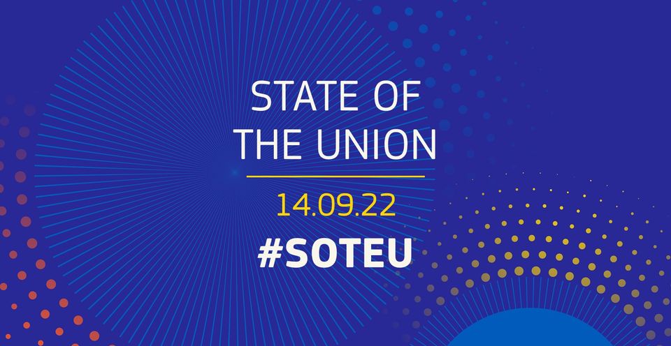ED_Podravje's tweet photo. #SOTEU  Vsako leto septembra ima predsednica Evropske komisije v Evropskem parlamentu govor o stanju v Uniji v katerem pregleda dosedanje dosežke in predstavi svojo vizijo za prihodnost.
📅 14. september 2022 ob 9.00 🕘 prenos v ŽIVO  https://t.co/eRToMtwlo6

#TheFutureIsYours https://t.co/ODVa7iU8Hu