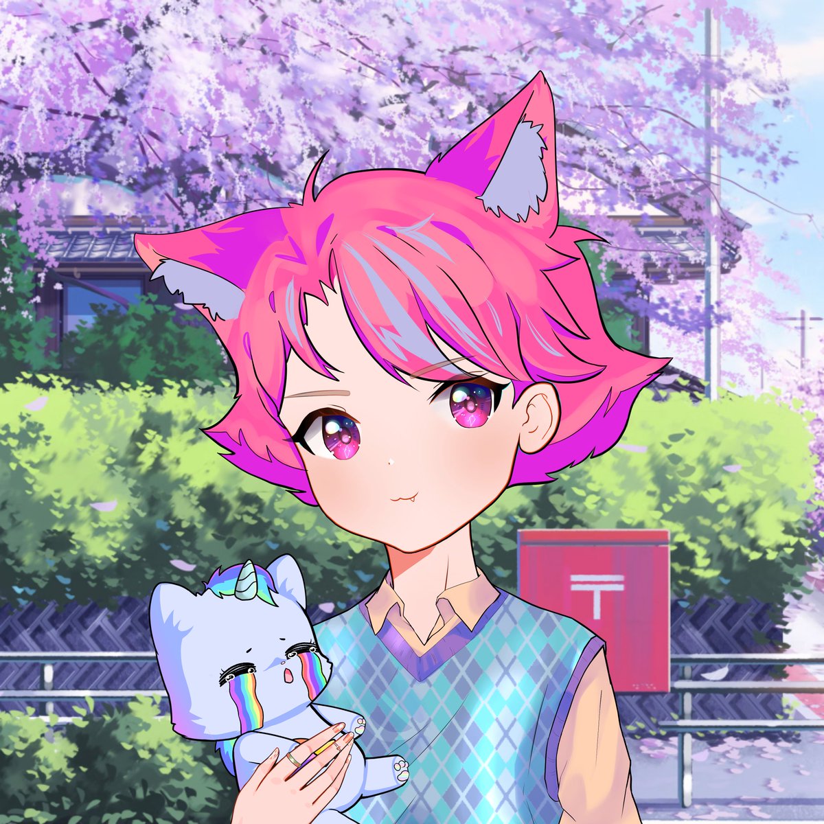 MindFieldMusic's tweet photo. #SamePFP (but with a different background and expression 😅) @catsinthecups https://t.co/8zzVUnJujv