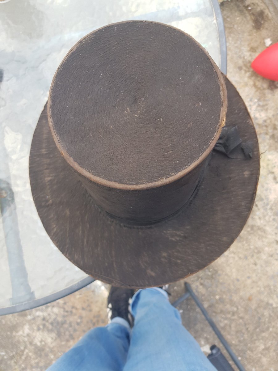 munkeepie's tweet photo. Look at this charming 19th century #welsh ladies hat. Just looking for a new home for it. 1 0f 4 surviving hats made by john james of Llandeilo, carmarthenshire.
#Antique #History #WALES #museums #Victorian #welshhat #forsale https://t.co/PISttA8o5N