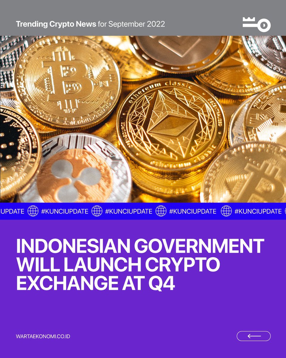 Kuncicoinglobal's tweet photo. Hi #KunciArmy! 🙆‍♀️🌤
Here's all the latest news about cryptocurrency! 👏🏻

Comment down below your favorite exciting news! ⬇️🙌🏻

#PakaiKunciCoin #kunciupdate #kuncicoin #kuncicoinindonesia #cryptocurrency #crypto #VMAs https://t.co/27QKg65bhV
