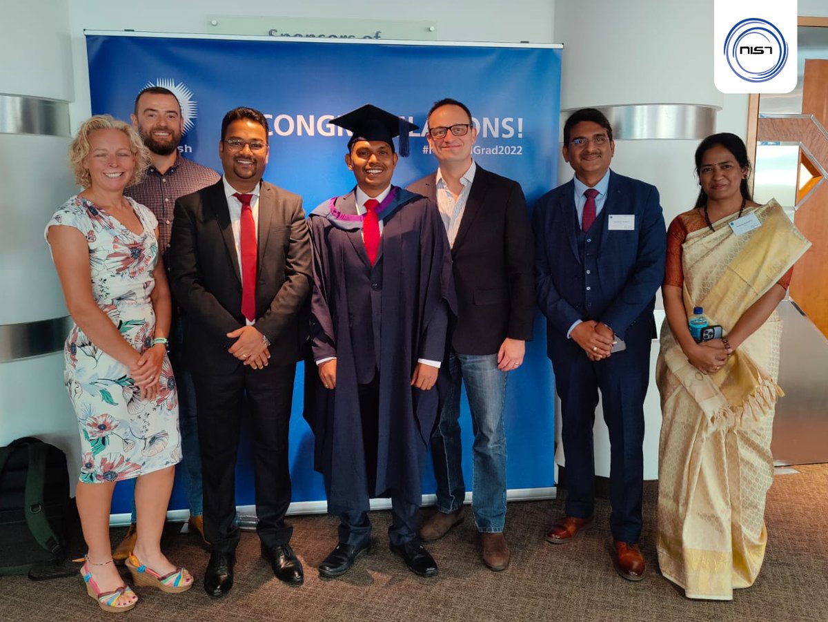 NIST_Global's tweet photo. Another proud moment for NIST! NIST Learner – Mr. Suresh Kumar in NEBOSH Graduation Ceremony, UK along with NIST Directors. Congrats! We are immensely proud of you! 
.
.
.
#nist #nistinstitute #nebosh #nistlearner #neboshgraduationcermony #nistdirectors https://t.co/dv25Wx3Qoy