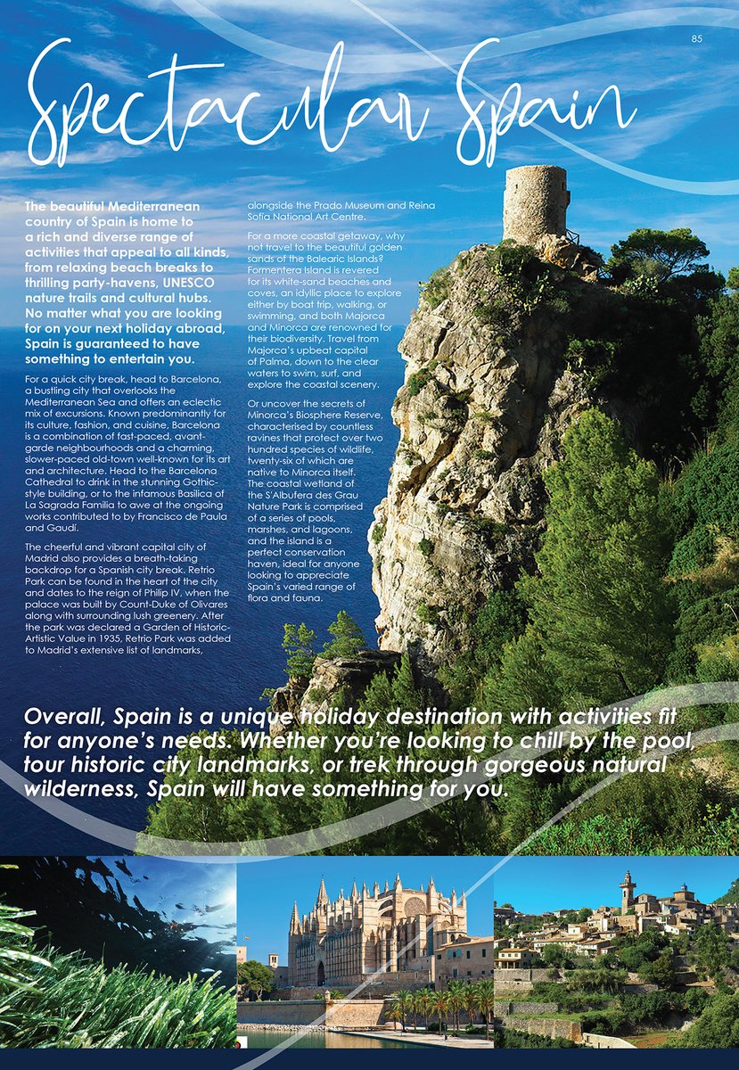 leicsaspect's tweet photo. It might be time to escape the wet British weather… 🌧☀️ #leicester #eastmidlands #magazine #spain #holiday https://t.co/ZRzE8VIJ78