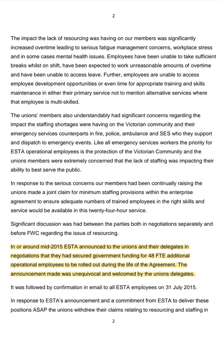 VicFireys's tweet photo. Please see attached 2015 correspondence regarding 48 promised Esta positions being canned due to withdrawal of funding by @DanielAndrewsMP gov! 

@JaclynSymes @MaryAnneThomas
@JacintaAllanMP
@msanto92 @rwillingham #springst #auspol @ESTA000 https://t.co/SPEXBxC9np