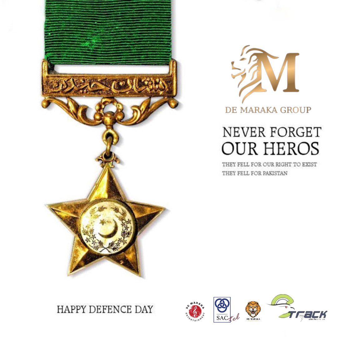 DeMarakaGroup's tweet photo. On Defence and Martyrs day, nation pays rich tribute to the brave sons of soil for their unwavering determination, patriotism and great sacrifices.
#DefenceDay #demarakagroup #demarakamarketing https://t.co/se3vR9yiYy
