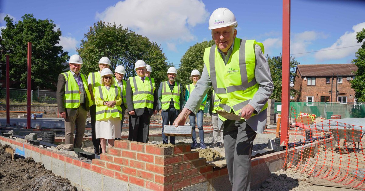 NAMING CEREMONY FOR MAGDALENE COURT
Construction of the £3.8m sustainable housing scheme, designed by JDDK Architects, is being undertaken by Meldrum Construction with completion expected next Summer. jddk.co.uk/naming-ceremon…