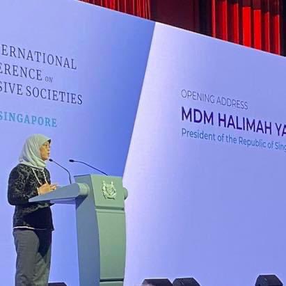 ShahidGhouri's tweet photo. The Delegation of @ydfpk1 is in Singapore to attend @ICCSSG chaired by Hon President of Singapore Mdm Halimah Yacob. YDF team shared the experiences and learnings of work during COVID19 countering stigmatization, hate-speech and building cohesive societies in Pakistan. https://t.co/GK9nQtYRo9