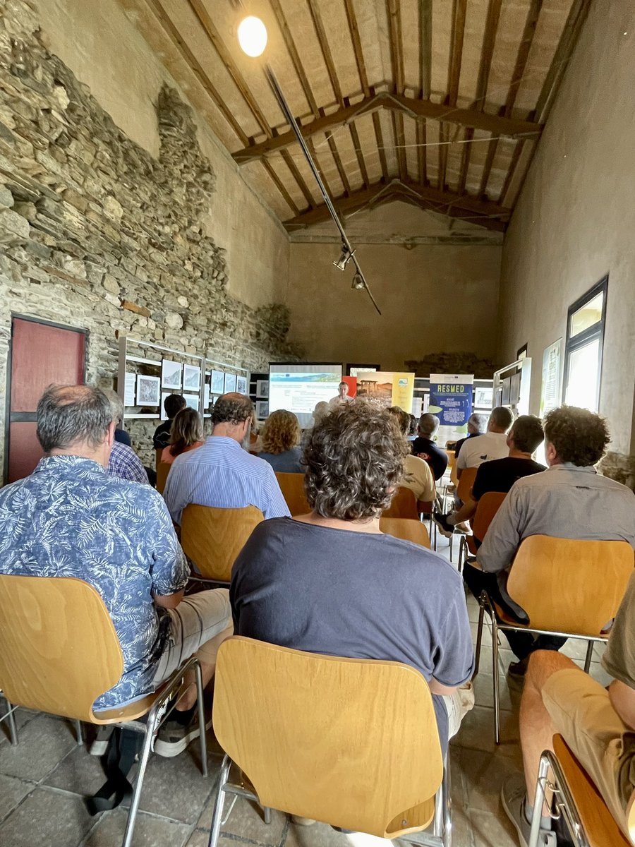 Avui celebrem la presentació final dels #resultats del projecte #Resmed al Monestir de Sant Pere de Rodes #ParcNaturalCapdeCreus Gràcies a tots els col•laboradors per la participació! @Med_Recover @IRBioUB @BiologiaUB @pnmmbt @upvd1