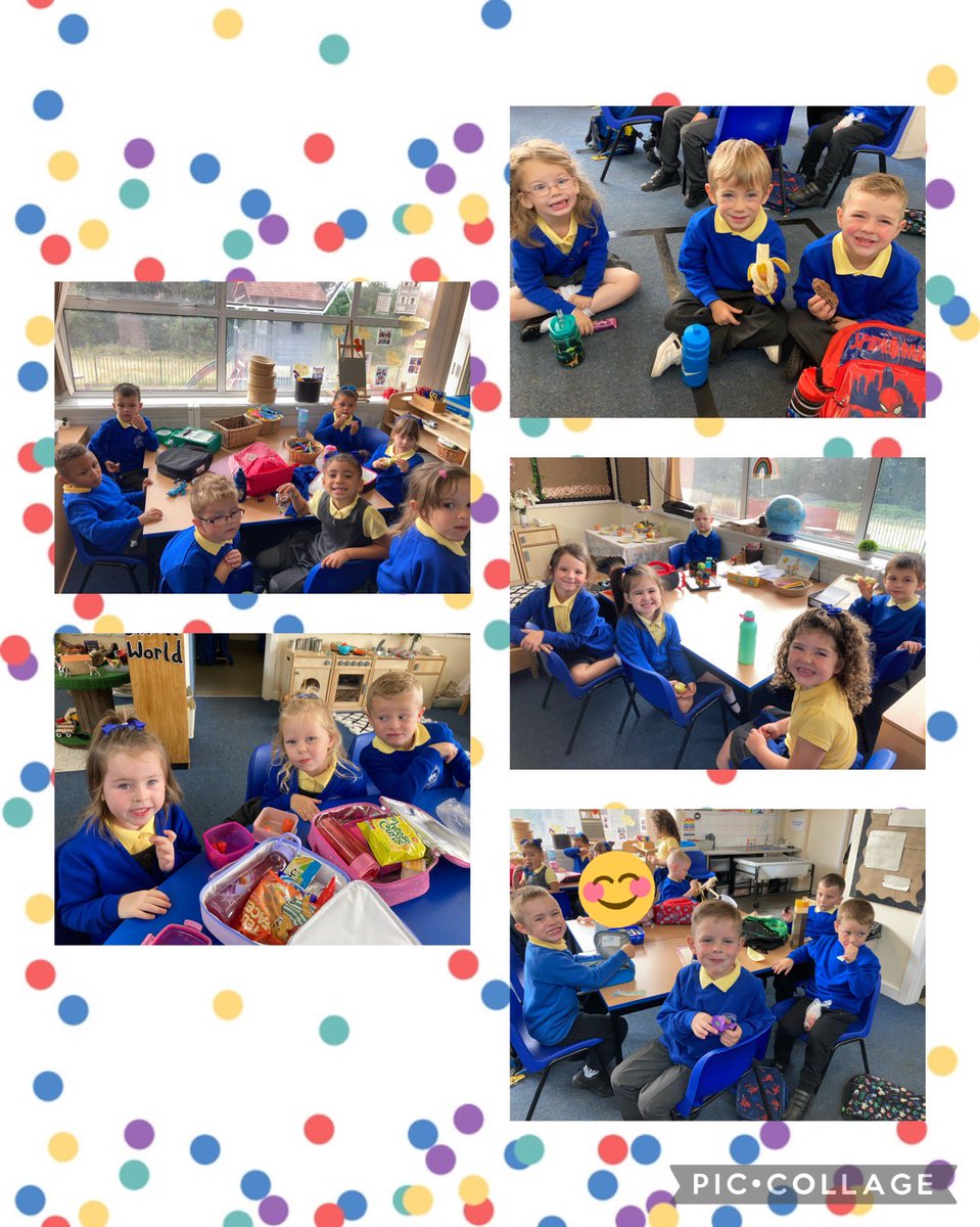 RyfMelyn21's tweet photo. We are having #SnackAndChat with our new friends 💛💛💛 #HealthyHarri #BeARainbow #TeamRyf  @rhosyfedwen https://t.co/wsJQsZSd0y