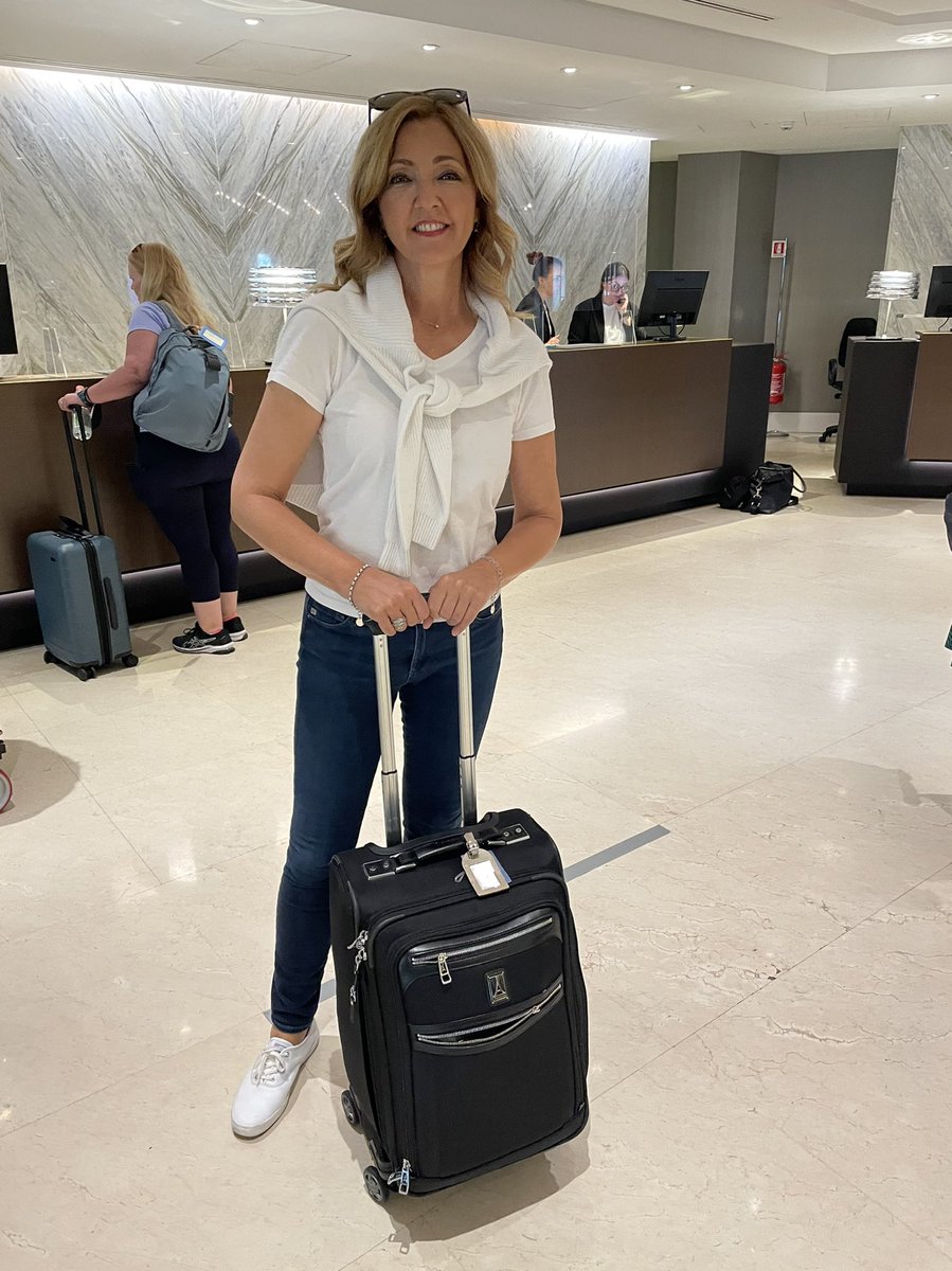 ChrisJansing's tweet photo. Two weeks in a carry on

-Work (5 outfits)
-Long weekend wedding (dresses! heels!)
-Vacation (jeans/t-shirts/flip flops/linen pants etc)

Packing is my superpower https://t.co/8kWw7iL38q