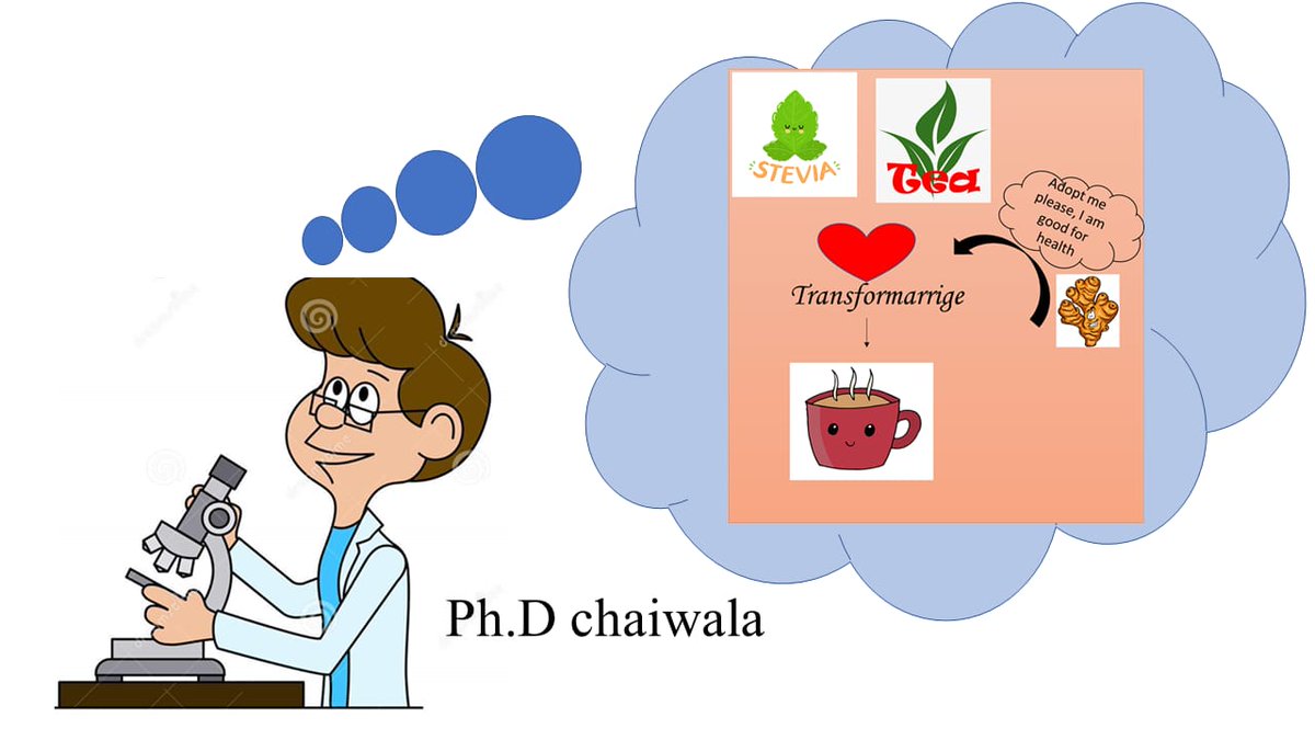 PoonamP56216846's tweet photo. Sharing the meme #PhDchaiwala submmited in#studentseminarseries ..#stevia #tea #ginger https://t.co/QXB6vi4lvD