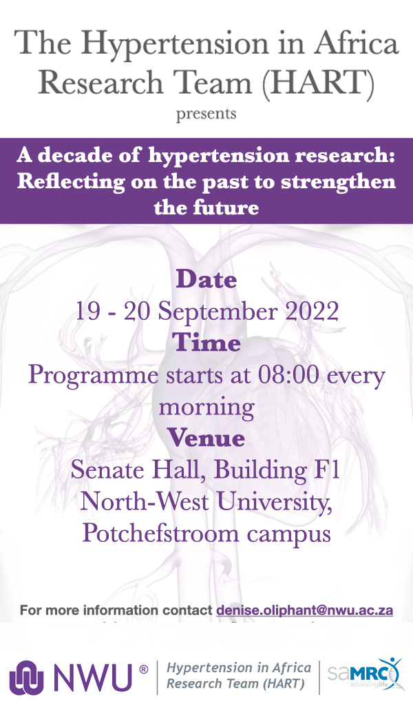We are excited to announce that the #HARTsymposium will be taking place on 19 & 20 September 2022! #HypertensionResearch