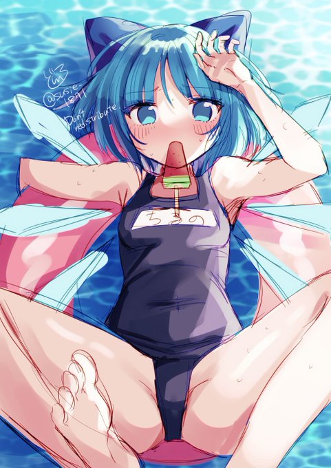 スク水チルノwip
#東方Project 