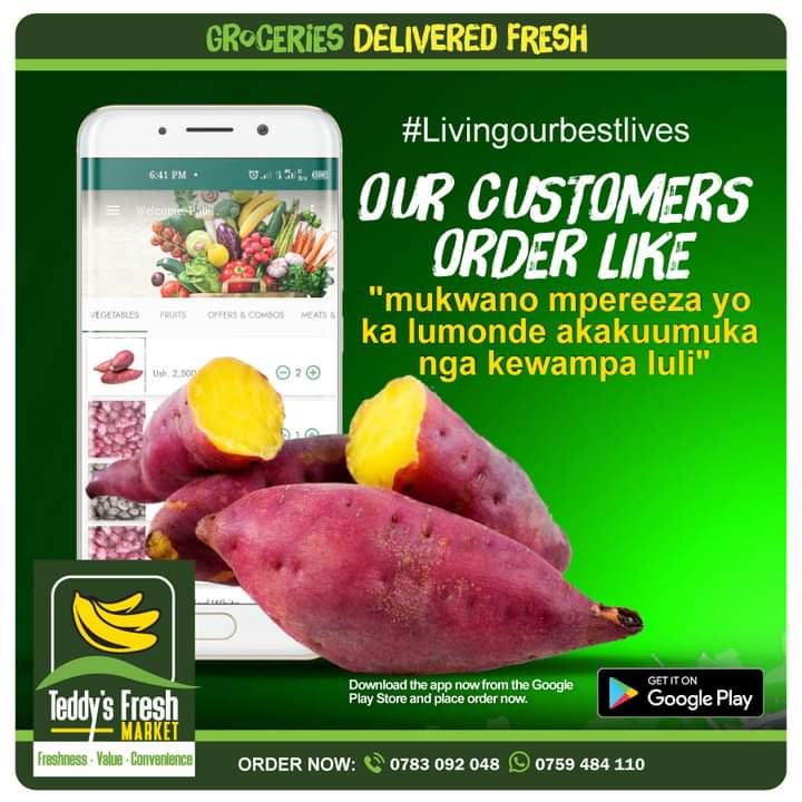 Our customers order like 'mukwano mpereeza yo ka lumonde akakuumuka nga kewampa Luli'  #Relationshipgoals #Livingourbestlives