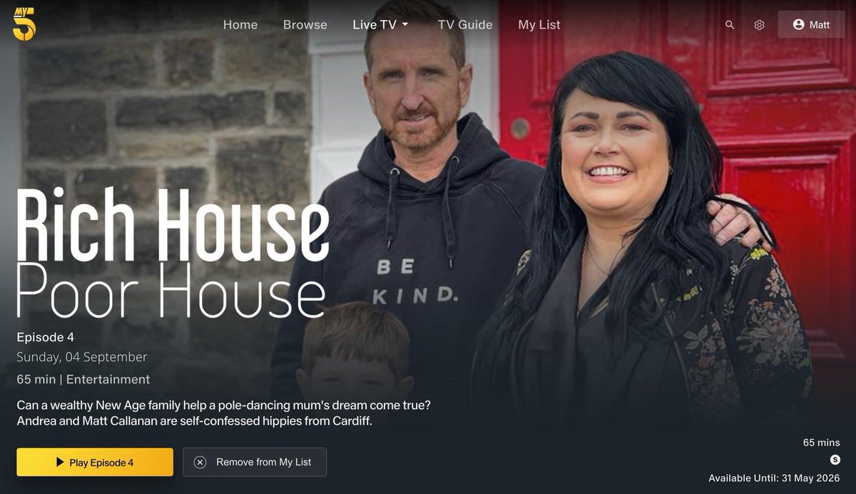 CoachCallanan's tweet photo. Definitely a super interesting experience going on #TV

Great we were able to talk about the power of #kindness with @WeMakeGoodHappn &amp; #Tenner4Good

#RichHousePoorHouse

Watch again:

https://t.co/hVKgPgStXf https://t.co/TEesdK1ipo