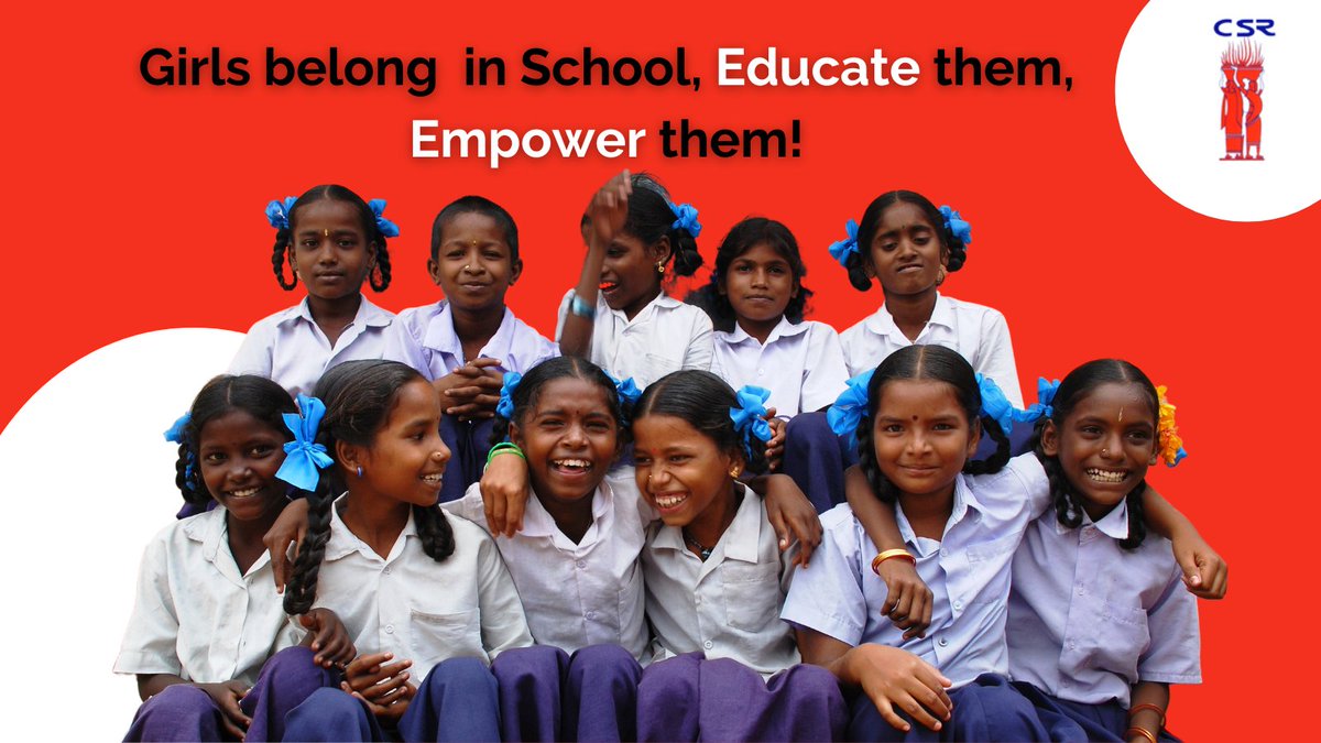 CSR_India's tweet photo. #Education is a powerful tool that not only empowers girls but also makes them #EconomicallyIndependent. By educating girls, we can eradicate gender disparity in society.

#CSR_India #LetHerLearn #GirlEducation #WomenEmpowerment #Education #EducationMatters #ThrillingTuesday https://t.co/KeSgSsE7Q2