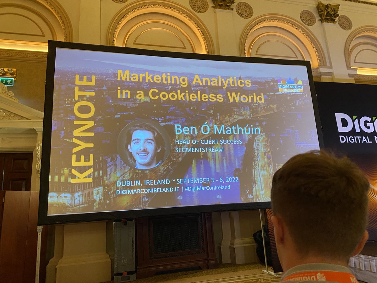STOMPSMTraining's tweet photo. A chap who knows all about performance marketing next, meet Ben OโMathuin. @SegmentStream #DigiMarConIreland https://t.co/nvfPVetKK6