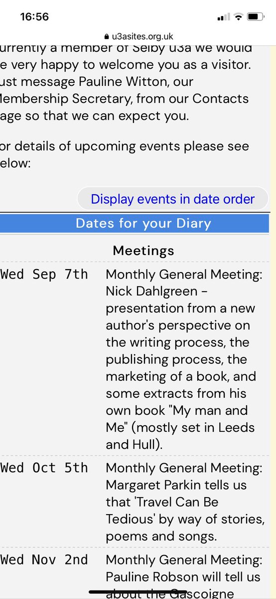 Got my next public speaking event tomorrow - Selby, East Yorkshire, UK.
‘Writing and Publishing a Debut Novel’.