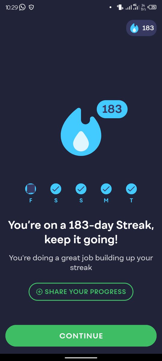 vicktuur_'s tweet photo. Am currently on a 183 days streak on mimo learning to code app. It's been a wonderful experience so far. Thank you #getmimo .
#100DaysOfCode #webdevelopment https://t.co/ZJEe14vCGx