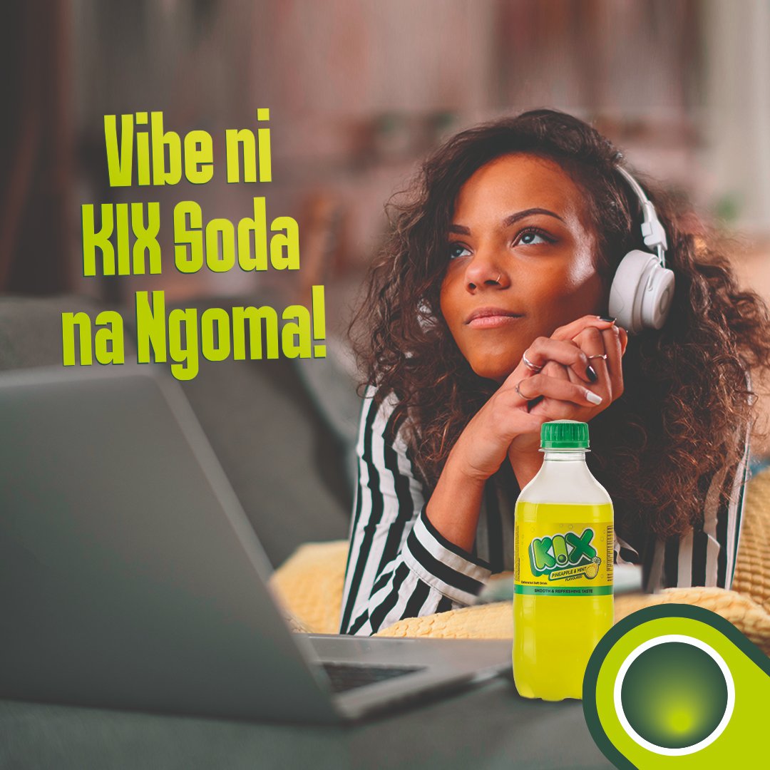 KixKenya's tweet image. Who’s in that Friday Feel Good mood? We know we are🙌 . Tu-show ni ma-ngoma gani zimetetemesha playlist yako hii wiki while sippin’ your fav KIX Soda flavor! The comment with the most re-tweets by 6 pm today atajishindia hamper moto ya KIX Soda.

#KIXOn  #KIXKenya
