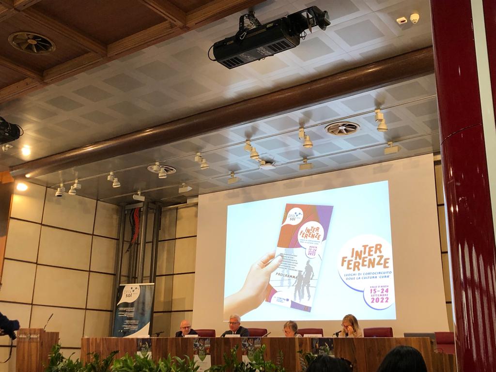 CultureVdA's tweet photo. #6settembre In corso la conferenza stampa di presentazione dell'edizione 2022 di #PlaisirsdeCulture che quest'anno compie 10 anni nel segno della #sostenibilità  del patrimonio culturale!
17-25 settembre @Valle_dAosta
@MiC_Italia #GEP2022 @aostasera @ustampavda @vvallet67 https://t.co/giHO9FJkSE