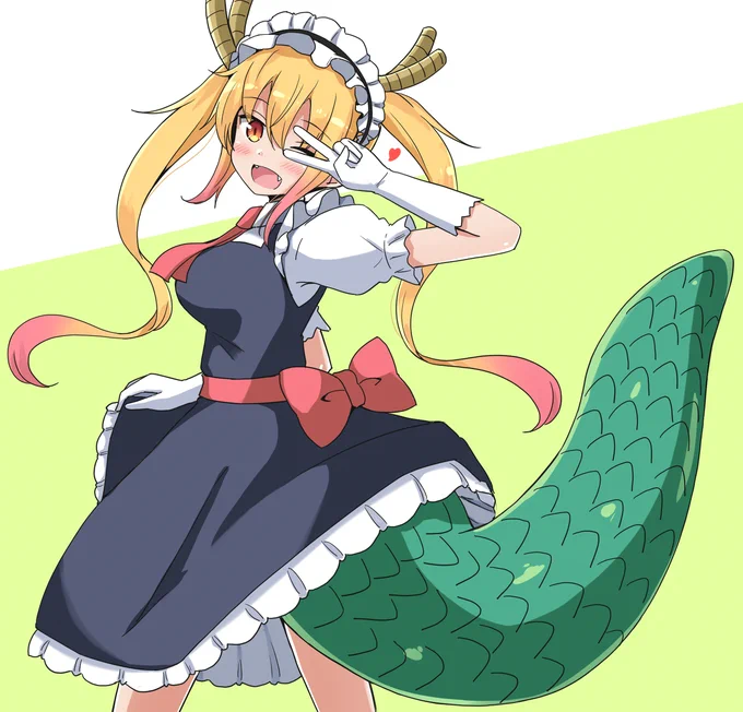 メイドラゴーン #小林さんちのメイドラゴン #トール #メイド #竜娘  