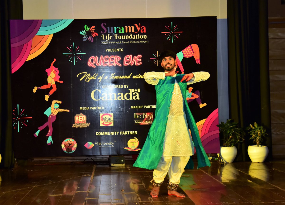 CanadainIndia's tweet photo. 🇨🇦 proudly supports greater socio-economic inclusion of #LGBTQIA+ community.

We celebrated the anniversary of the repealing of #Section377 with insightful panel discussions &amp; spectacular cultural performances by LGBTQ artists in #Lucknow, hosted by @LifeSuramya.

#FreeToBeMe🏳️‍🌈 https://t.co/RymYB7NKsL