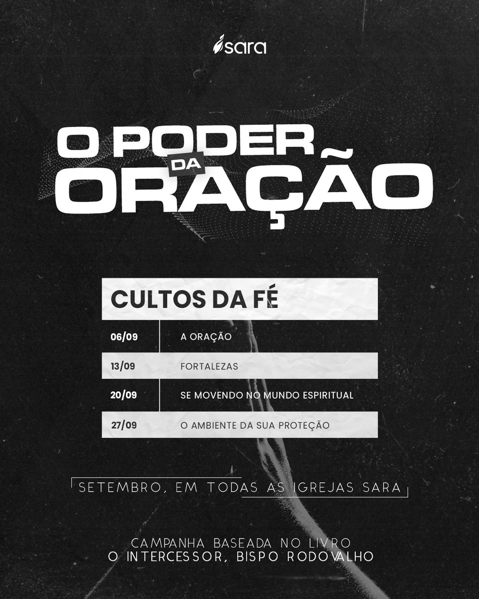 SNToficial's tweet image. Começamos mais um mês e com ele uma nova campanha em nosso Ministério: O Poder da Oração. 

Seja instigado a exercitar a fé para alcançar o melhor de Deus. Participe da campanha em uma Sara mais próxima de você. #cultodafe #opoderdaoracao