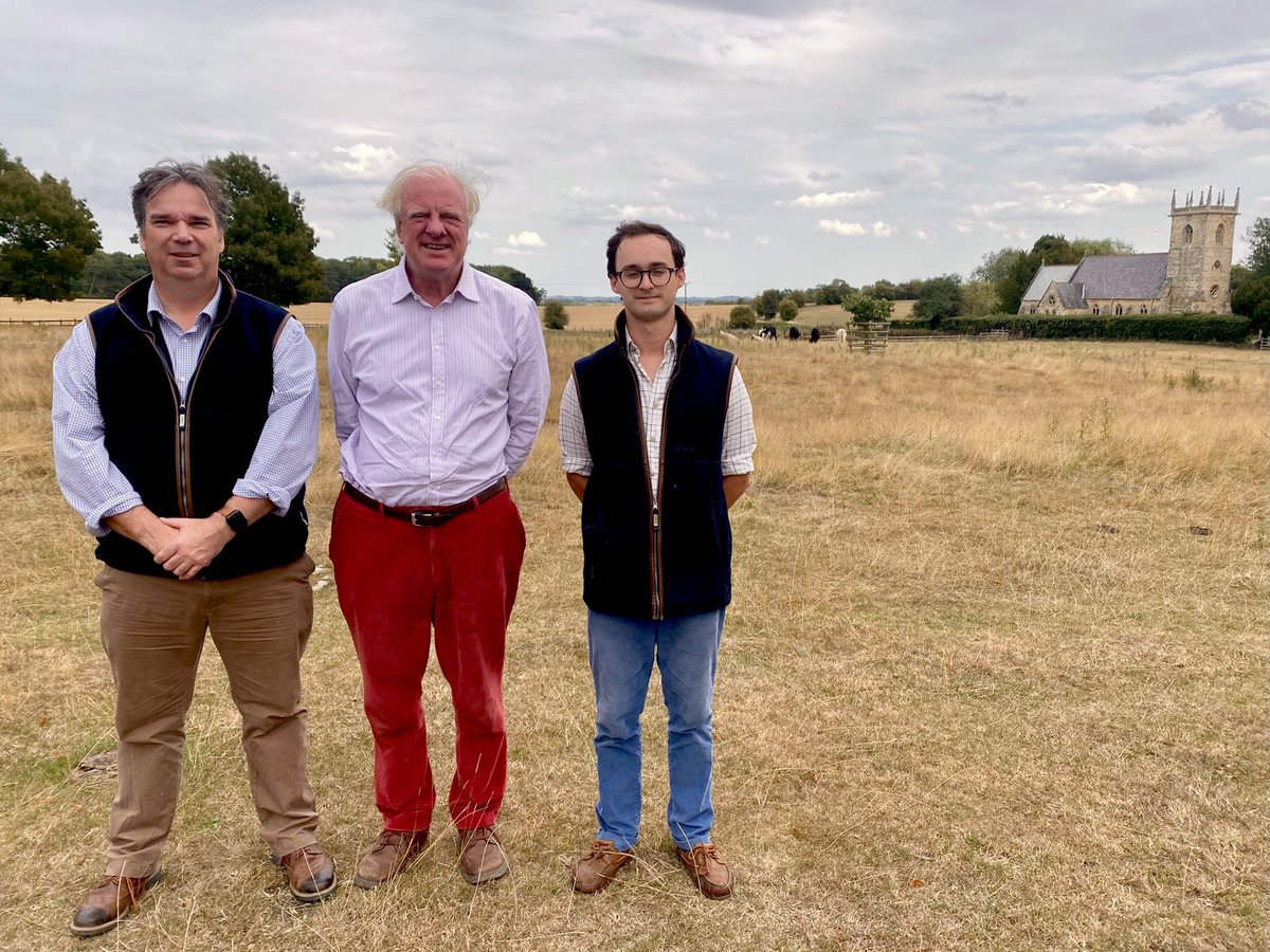 With Cllr @RDButroid and Henry Morris at Gate Burton on the edge of the proposed massive new solar farm in a landscape of special interest.