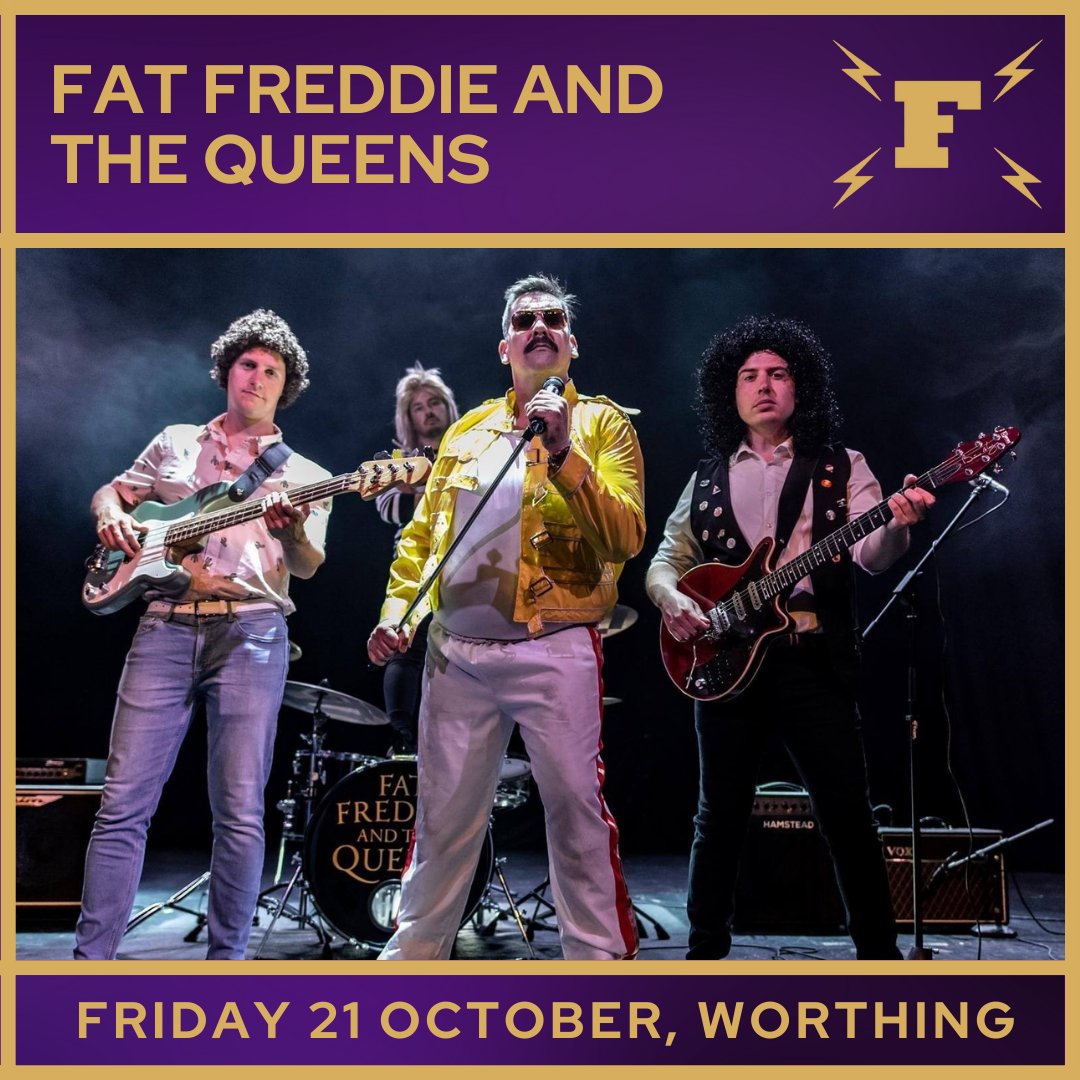 𝗡𝗘𝗪 𝗢𝗡 𝗦𝗔𝗟𝗘
FAT FREDDIE AND THE QUEENS 🤩
A larger than life professional Queen Tribute Band who take the music seriously but not themselves! 👇
thefactorylive.co.uk/event/queens