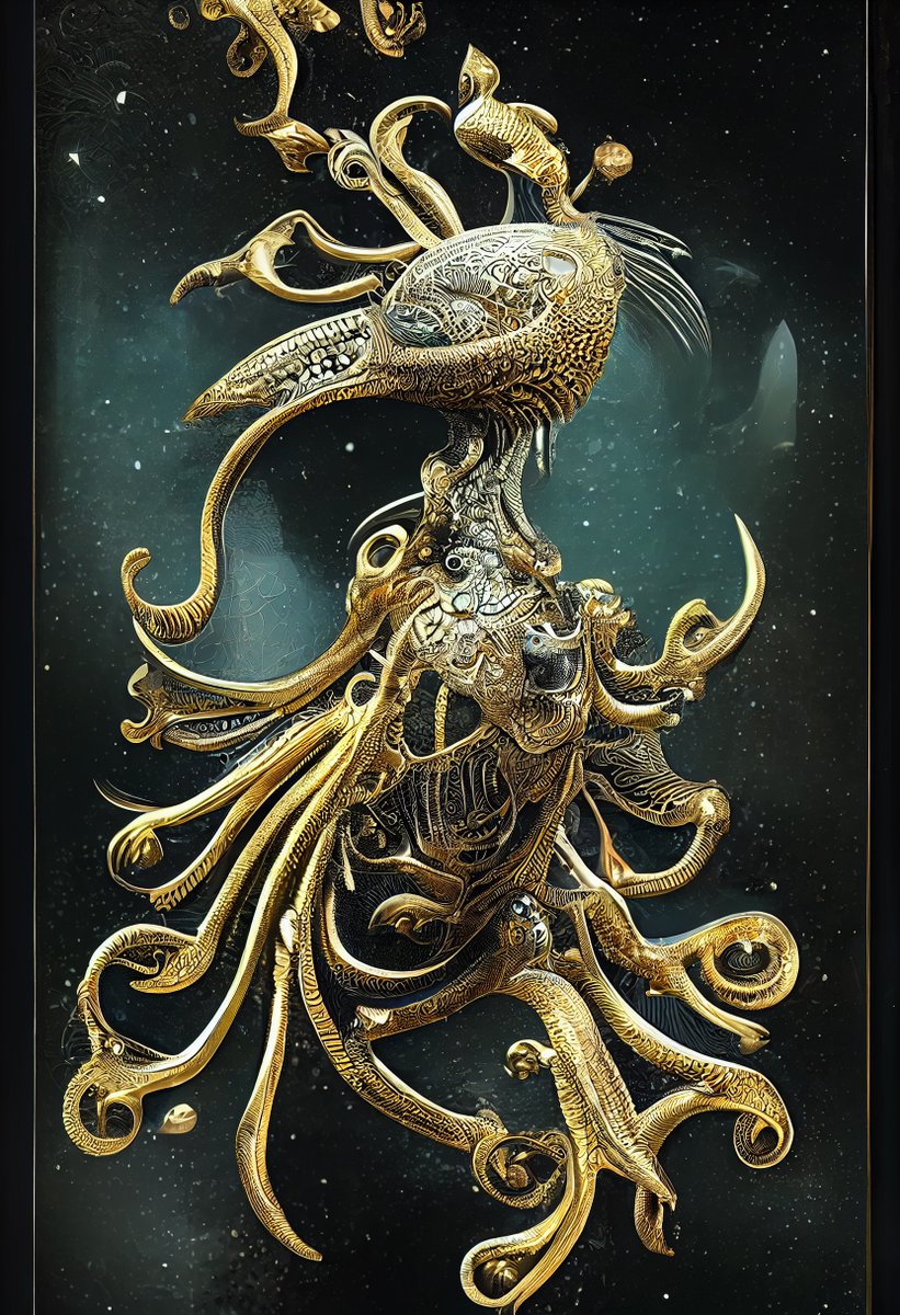 #DeepLife
Speculative imaginings of semi-fictitious critters, co-created with AI/DL; celebrating the diversity &amp; splendor of all weird creatures; so valuable &amp; precious; intricate &amp; integral to life &amp; healthy rich ecosystems. Icons of our humble heroes.
objkt.com/collection/KT1…