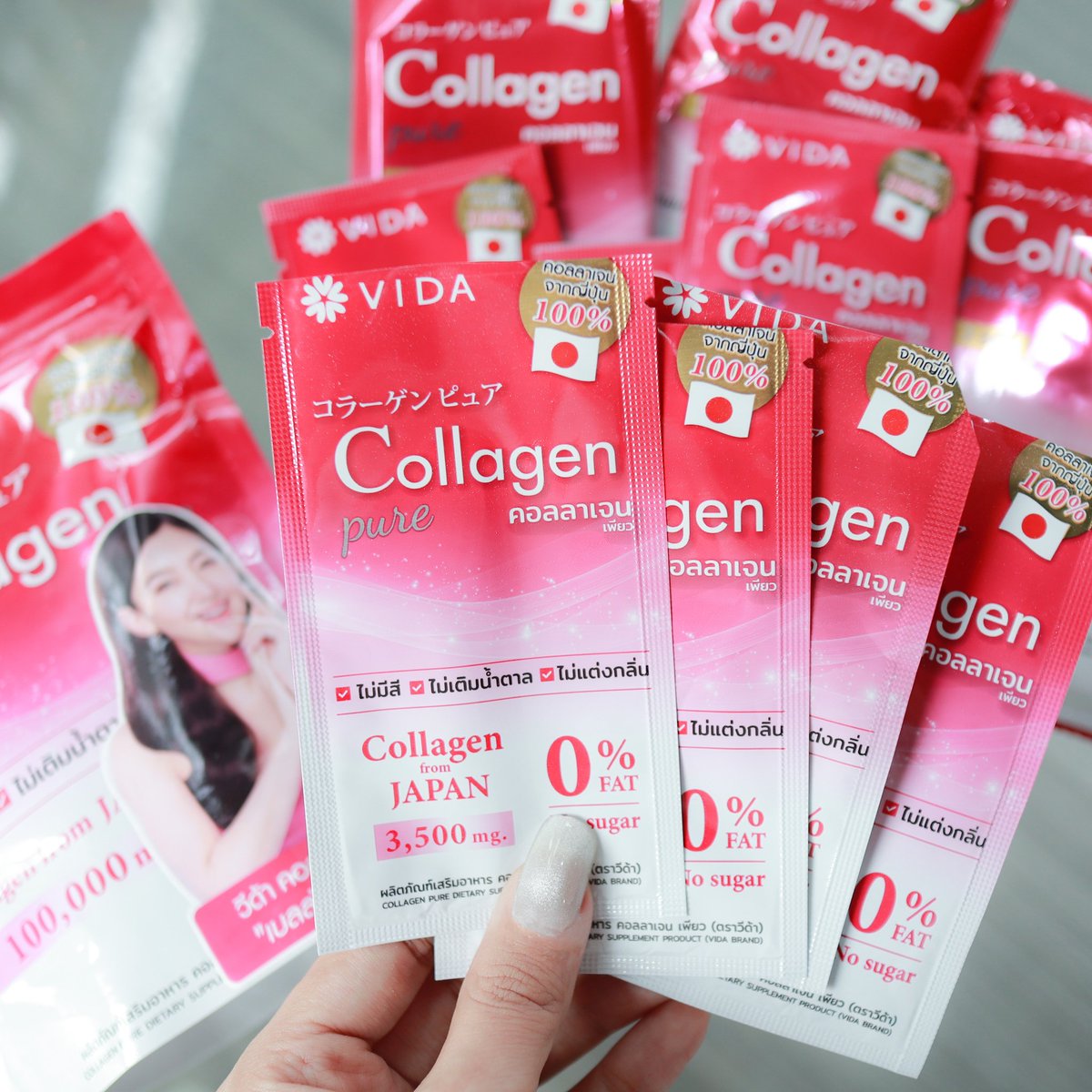 inkmaya's tweet photo. วนกลับมากินกี่ทีก็ประทับใจ Vida Collagen Pure ช่วงที่กินผิวนุ่มๆเนียนละเอียด บูสผิวจากภายในให้ภายนอกดูฉ่ำๆสดใส เป็นคอลลาเจนบริสุทธิ์ เกรดพรี่เมี่ยมที่ราคาไม่แรงชอบมาก! นอกจากบำรุงผิวแล้วช่วยดูแลเรื่องข้อต่อกับกระดูกด้วยนะ แนะนำต้องกินต่อเนื่อง https://t.co/QJ49FwnH6h