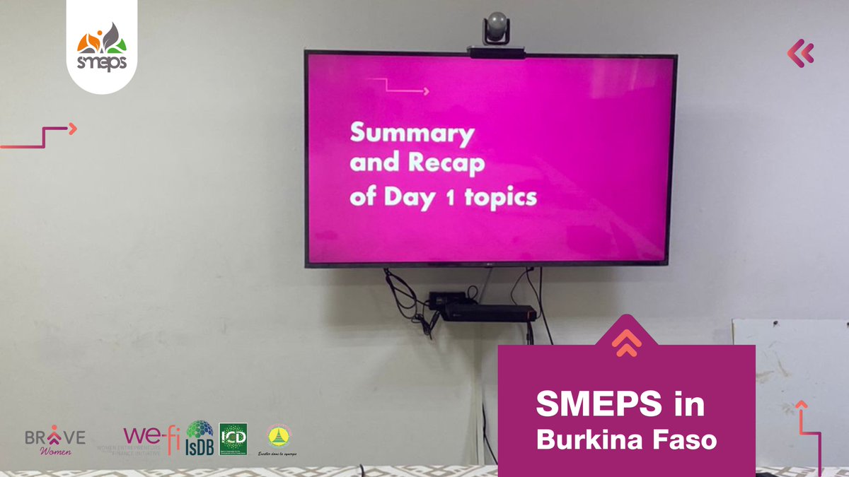 SMEPSYEMEN's tweet photo. Good morning from #Ouagadougou #BurkinaFaso! 🇧🇫
We’re starting Day 2 in the exchange knowledge sessions on BRAVE Women Yemen to #MEBF team! 
Now with the RECAB for Day 1!

#WeFi https://t.co/PutqhCYBJt