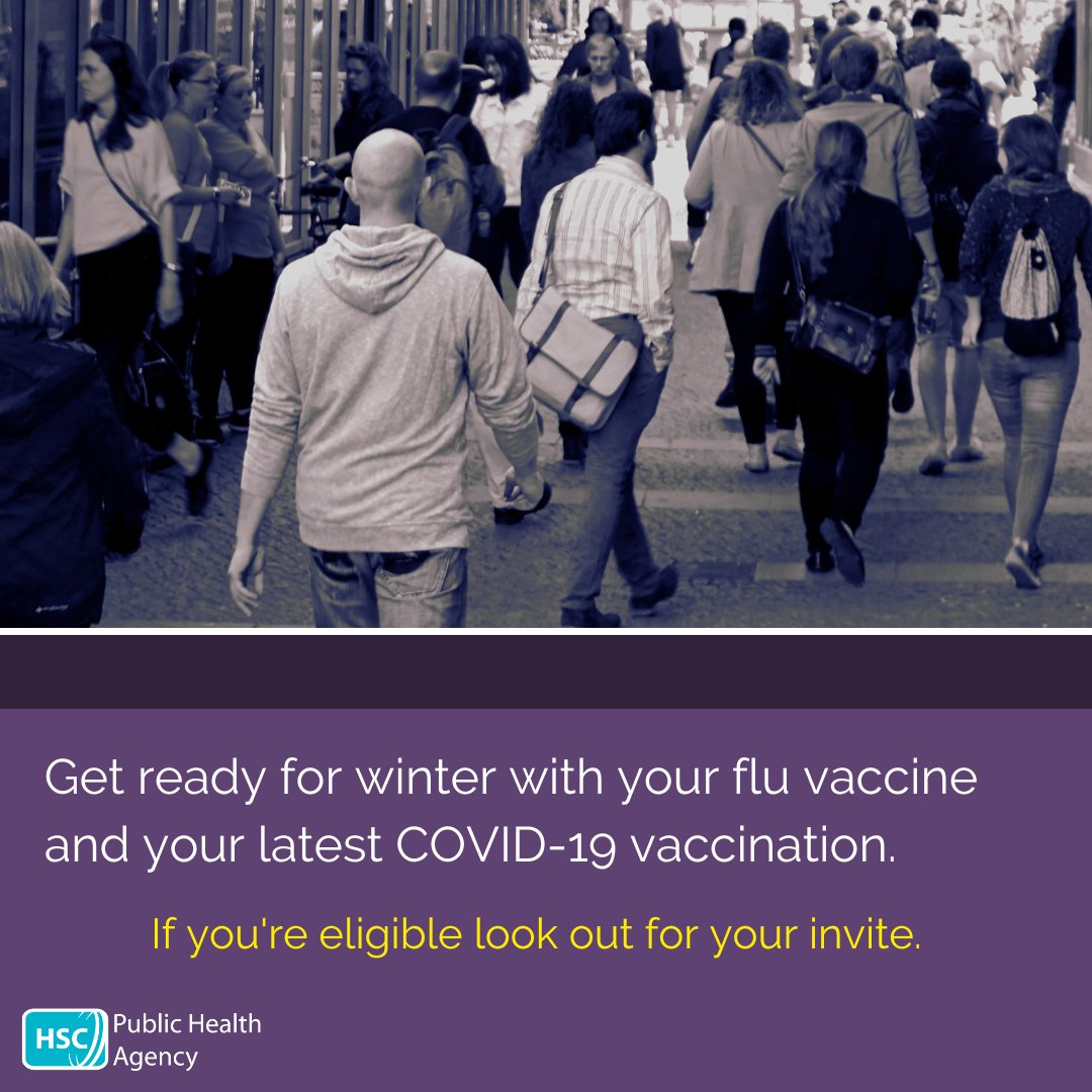 publichealthni's tweet photo. #BeReadyNI 

If your eligible getting your winter vaccinations is the first line of defence against COVID-19 and flu.

#wintervaccination #covid19vaccine #fluvaccine https://t.co/R7gRg9UGEd