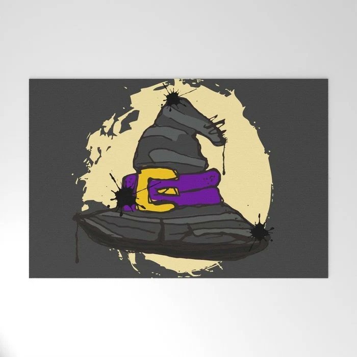 Linespace001's tweet photo. Grey witch hat welcome mat on sale @society6

https://t.co/j27yxJRI1T

#HalloweenTime #Halloween2022 #Halloween #witch #witchcraft #witches #hat #sketch #sketchbook #sketches #Sketching https://t.co/345bLcNHbT