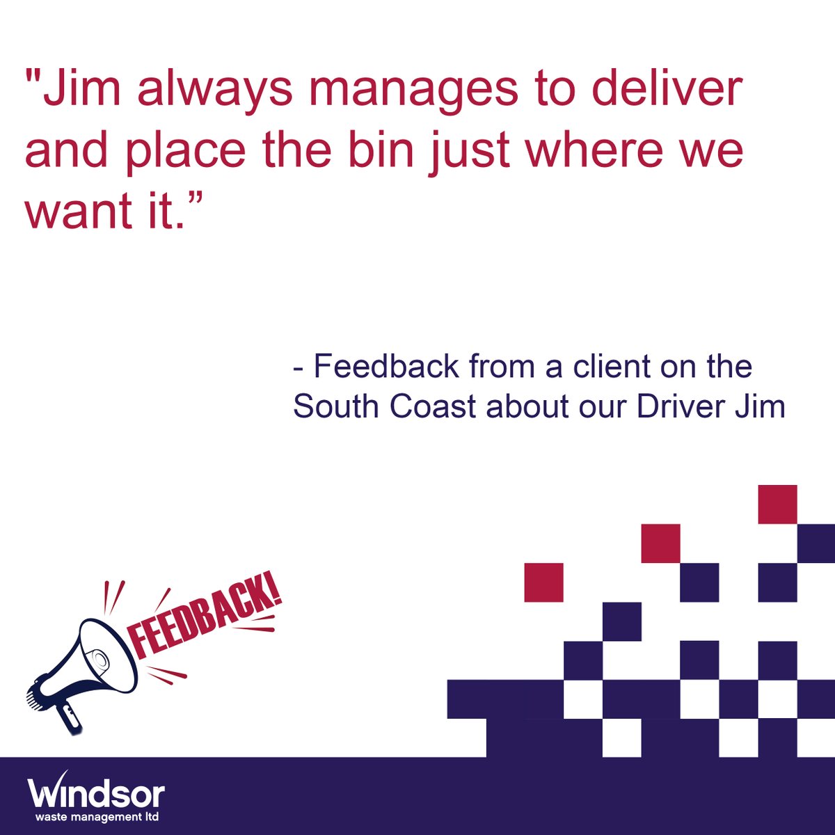 Sometimes the simplest feedback is the best feedback.

Need a company that will place the bin just where you want it? Get in touch!

📞 - 01708 559966
✉️ - enquiries@winwaste.com!

#asbestosmanagement #asbestos #feedback