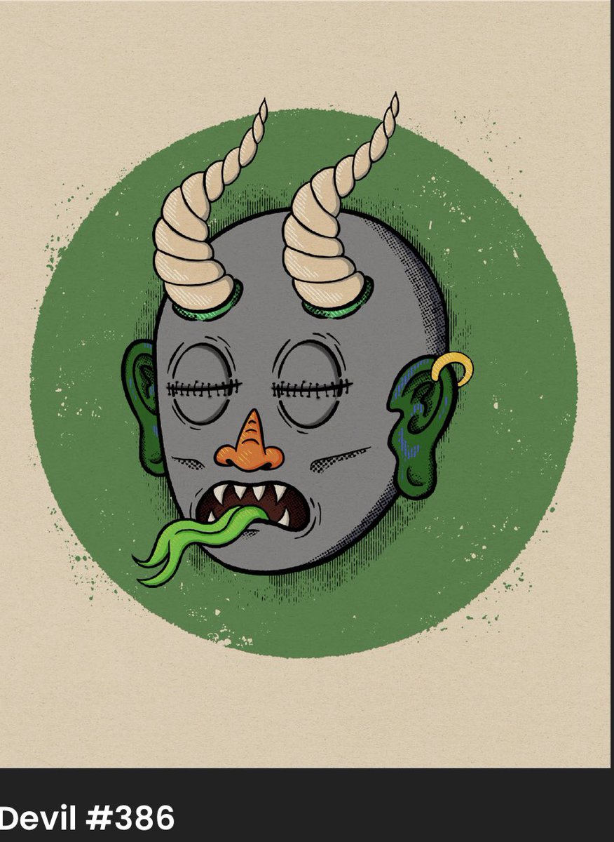 Murph_Gully's tweet photo. 🚨🚨Devil GIVEAWAY!🚨🚨
Y’all know what to do! One winner will be picked on Friday, if I break 350 followers I will add 2 d00dles nfts! 

✅Like
✅Follow
✅RT
✅Tag 2 #algofam 
#Algorand #AlgorandNFT #ALGO #algonft #AlgoNFTs #NFTs #NFT #algofifia https://t.co/H8TODyZymV