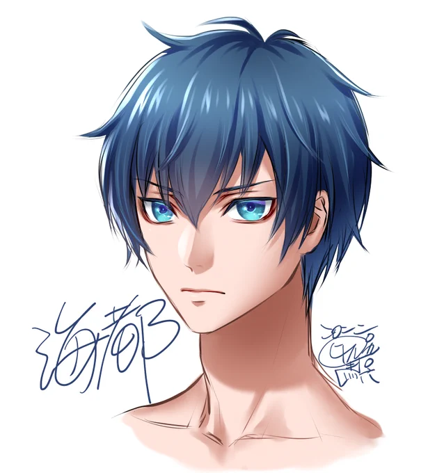 自分の絵柄をこねくり回してました 本日お誕生日の海都くんで描いてみました ラフばっかりなんでまあアレなんですが 1枚目が採用 ※公式とは関係ありません #スタパレファンアート 