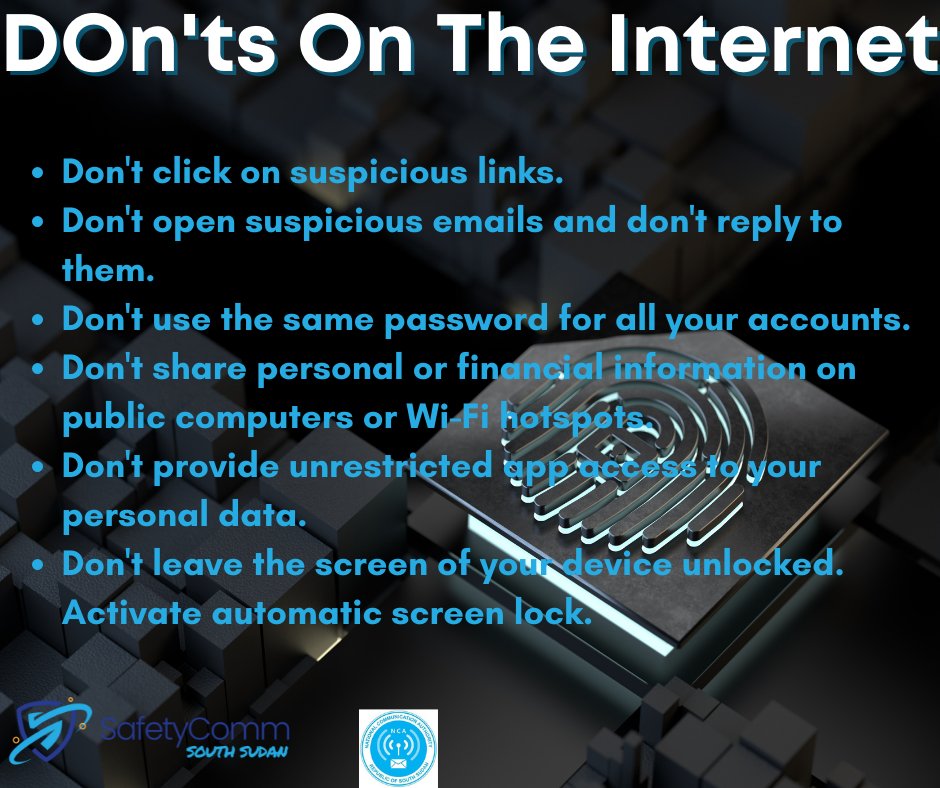 SafetyComm_SS's tweet photo. Security is safety #SSOT #SaferOnlineExperienceForAll #SecuringOurConnectivity #CyberSecureSSD https://t.co/YR9xbUMq8u