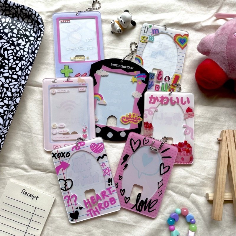 ⨳ shopee finds; acrylic photocard holder edition! ⨳

a thread