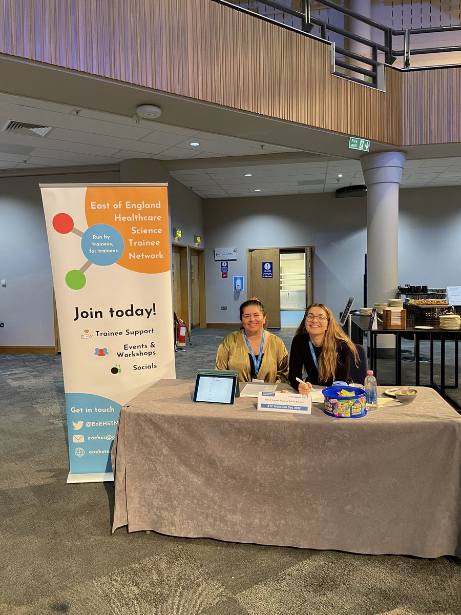 EoEHSTN's tweet photo. Starting your STP training in the East of England? We are at the induction so come say hi and sign up for your regional network! We have sweets 🍬 @NSHCS @NHSHEE_EoE https://t.co/d9wWlYaugc