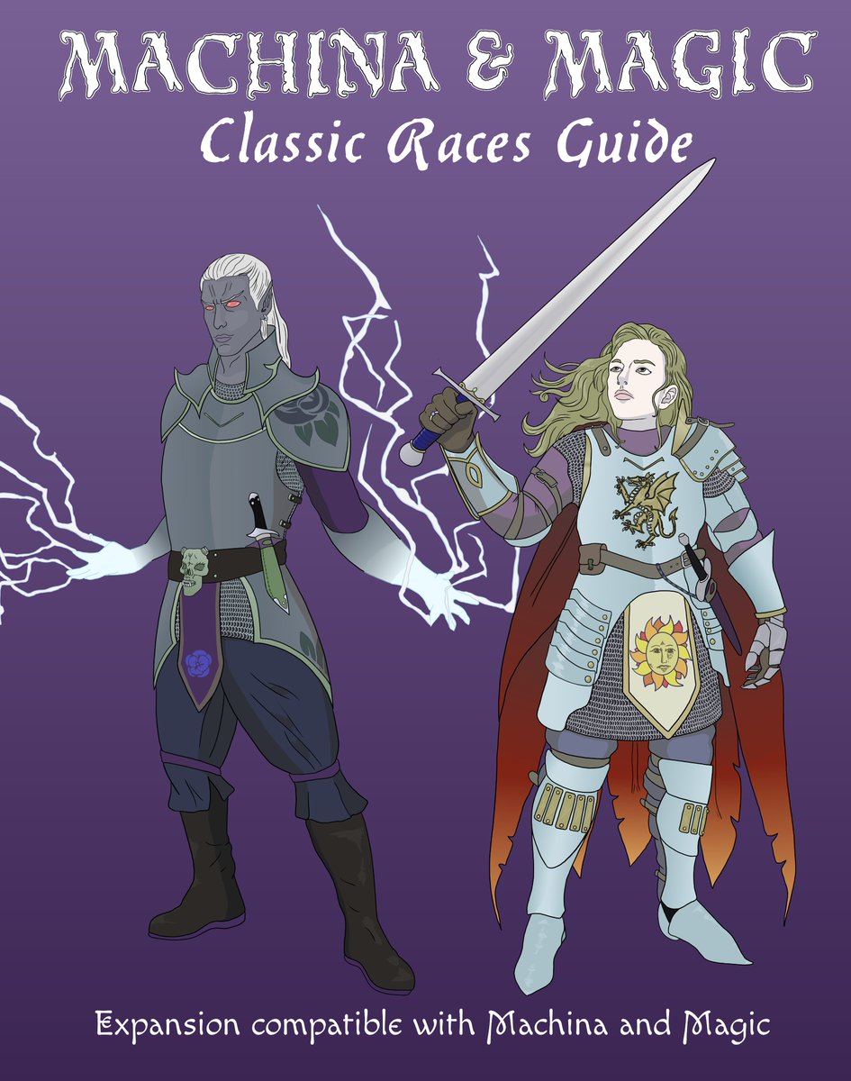 MagicDogGames's tweet image. We are finishing up the Classic Races Guide! Stay tuned, we'll let everyone know a release date for our first expansion. Contains: Elves, Half Elves, Dwarves, Short-Folk, Gnomes, Dragonkin, Orcs, and Half Orcs with their own racial characteristics! #ttrpg #RPG #MachinaAndMagic