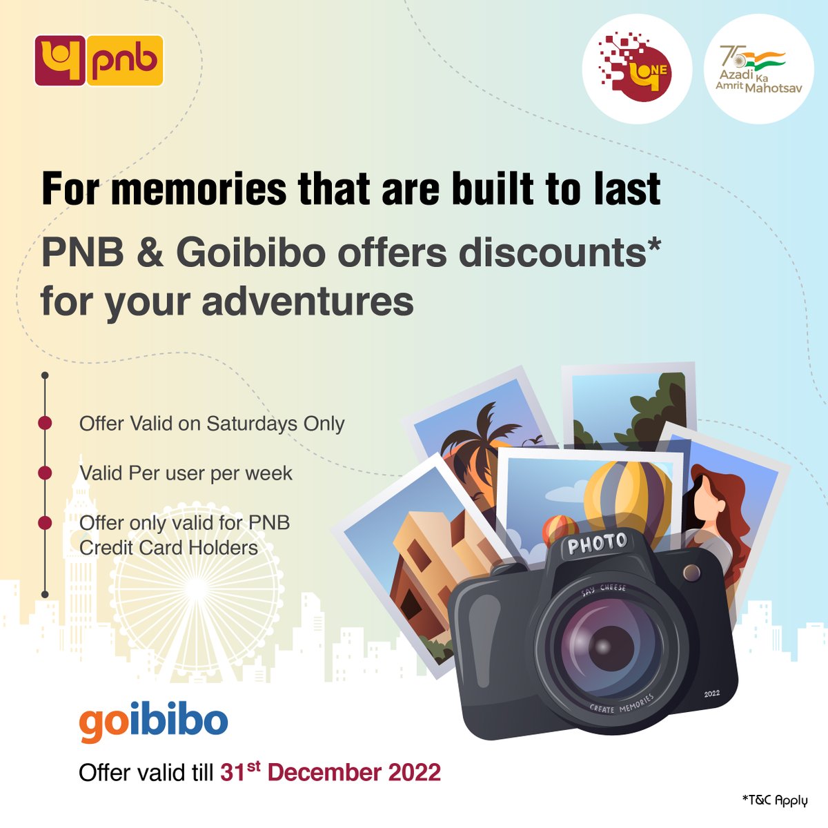 Punjab National Bank on Twitter "Create everlasting memories with