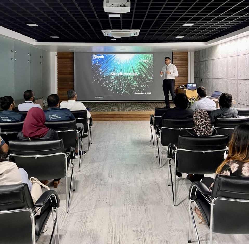 BmbGroup's tweet photo. Get your business ready with #BMB wherever you are 🌎
We are excited to kick off a technical training tailored for Housing Development Corporation in the Maldives.
They are now fully ready to tackle configuration and installation challenges.
What about you ❓
#BMBGROUP https://t.co/nNL6jqvesY