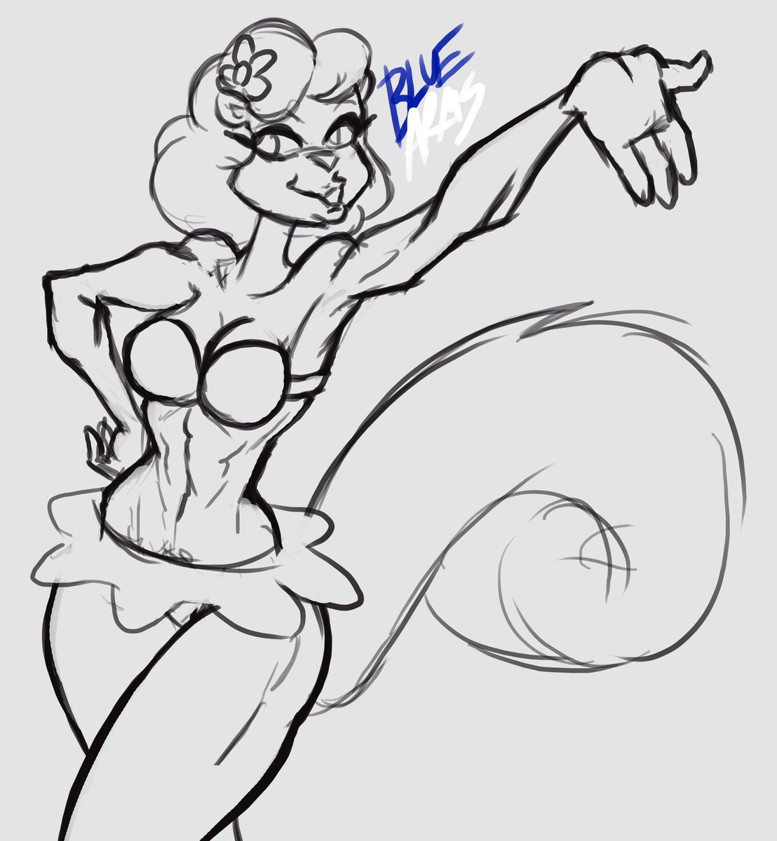 arms_blue's tweet photo. Real quick random sketches to practice speed before I *try* resetting my sleep again.

Cheelai, Sandy Cheeks, &amp; some Thraxans https://t.co/TLoHBMGTOw