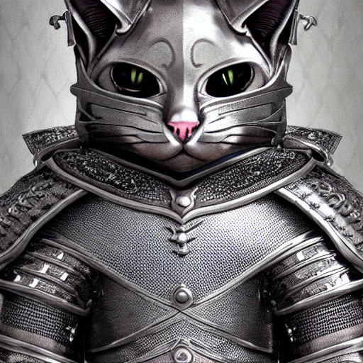 「猫騎士#stablediffusion "a cat knight, portr」|薮原圭人のイラスト