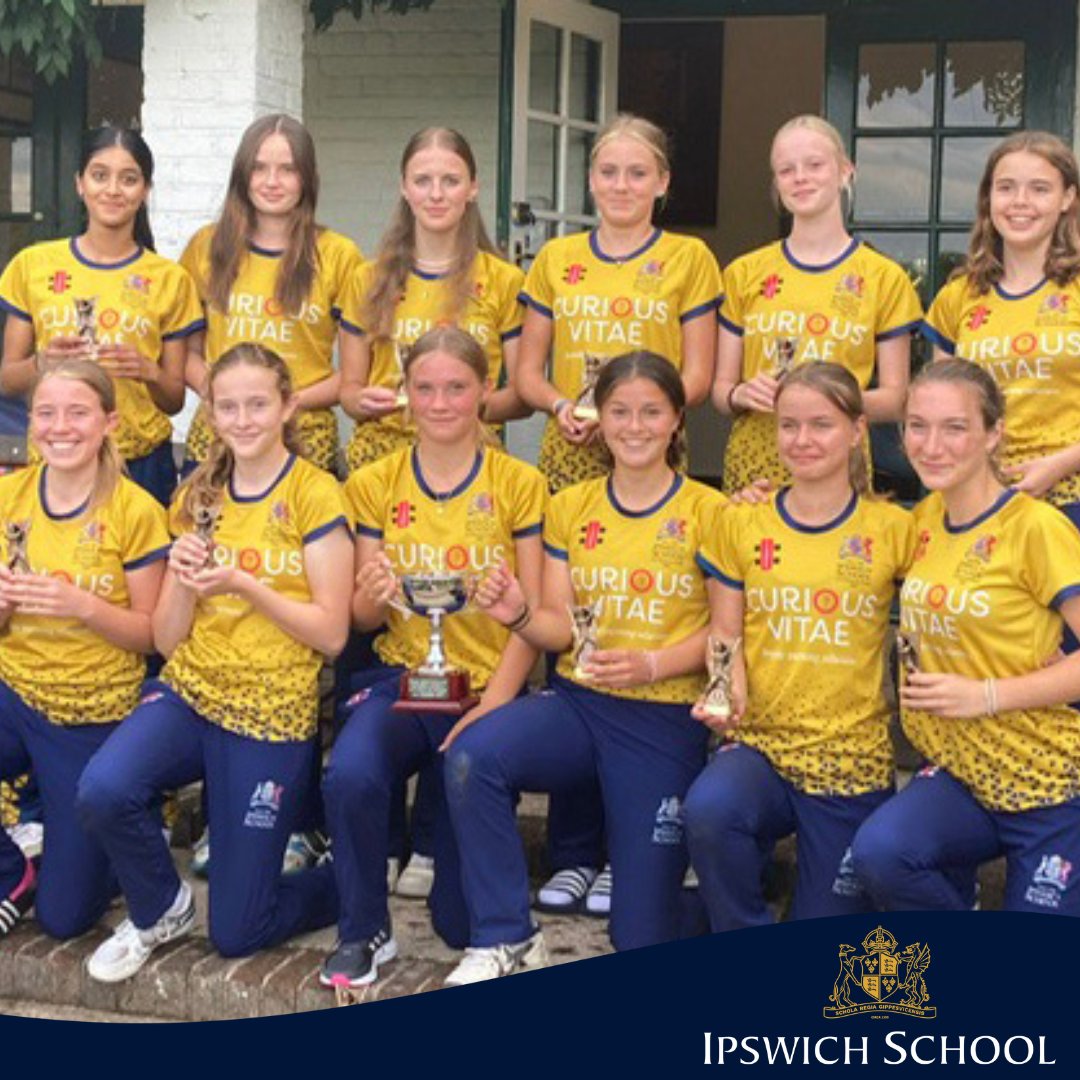 ipswichschool's tweet photo. 🎉National T20 Champions🎉
For the second year running, our U15 Girls Cricket team have been crowned National T20 Champions. We are so very proud of you - an exceptional team with outstanding achievements throughout the year and of course, yesterday: https://t.co/1L8cHK3eUS https://t.co/x4EiylxNNu
