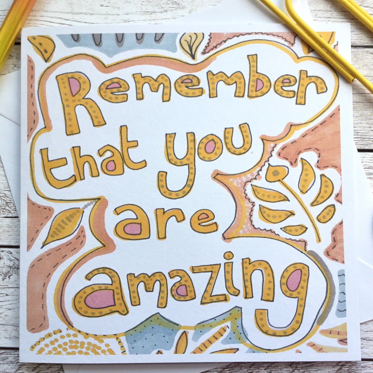 buck_lj's tweet photo. Remember That You Are Amazing Card, You Can Do It, First Day In New Job, Good Luck, Motivational, Inspirational Card, Self Care Quotes. https://t.co/AjGBLwcoP2 #Etsy #Slumbermonkey #SelfBelief https://t.co/hbjGGHMp7E