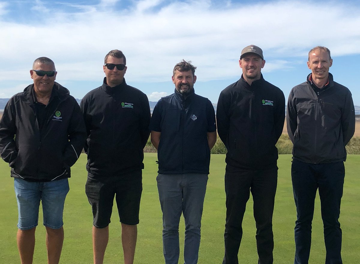Some of our Sportsturf Apprenticeships Team had a fantastic day with <a href="/JamesBledge/">James Bledge</a> and team <a href="/RLGCHoylake/">Royal Liverpool Golf Club</a> yesterday. #cpd #sportsturf #greenkeeping #apprenticeships #training