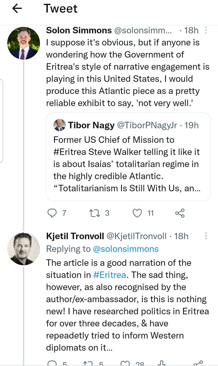 coolproof's tweet photo. Is there is anything more Racist &amp; Pathetic than 3 old white men,from US &amp; EU discussing how they hate a nation that is 1000's of miles away in #Africa. 
2 of them scratching their heads why their usual nation distablizing techniques didn't work? 
#SayNomore #Eritrea @BTnewsroom https://t.co/nBHORk8RUX