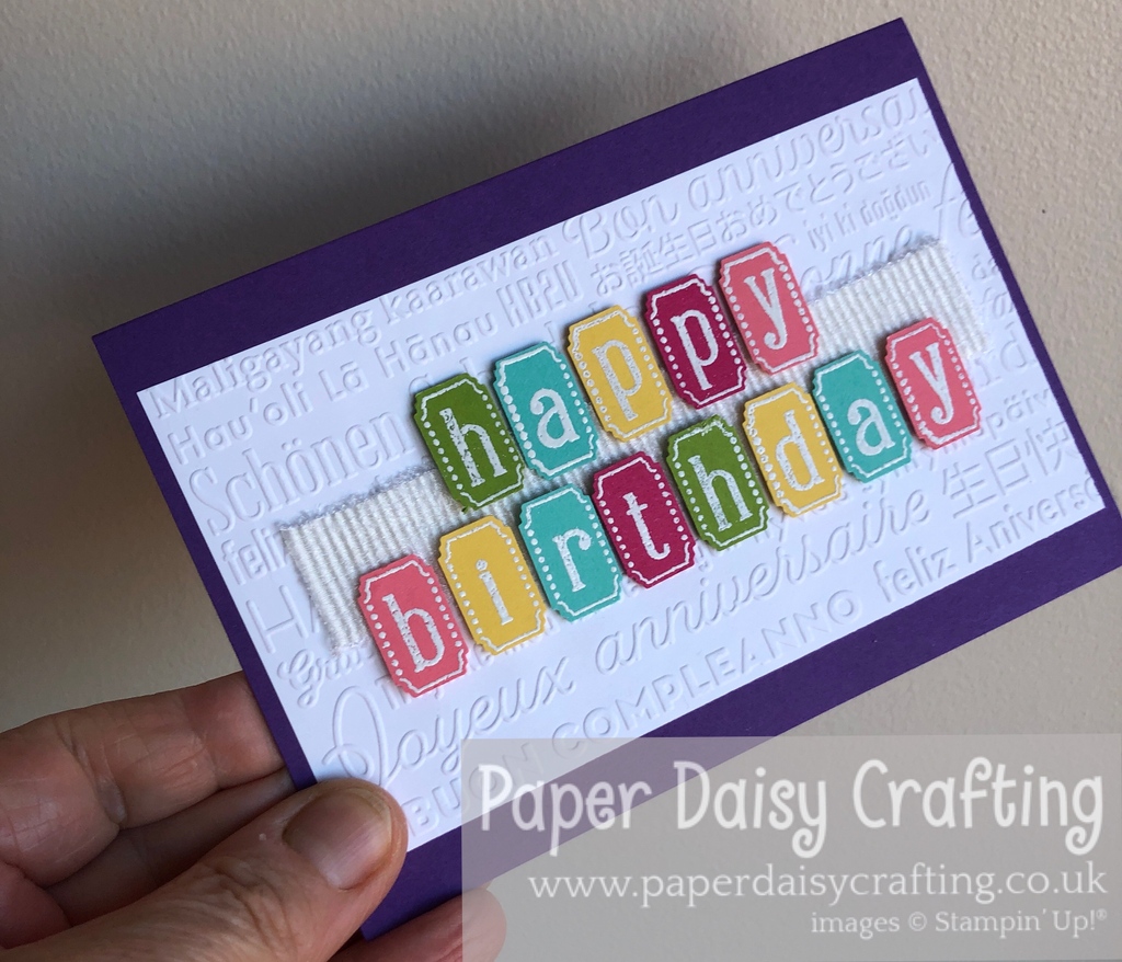 daisy_crafting's tweet photo. Made with the #alphabest stamp set and punch. Love a rainbow card!
#stampinup #paperdaisy #handmadecard #tutorial #youcanmakeit #papercrafting #lovestamping #beingcreative #simplestamping #greetingscards #cardmaking #papercrafts #cardmaker #stamps #stamping #rubberstamping https://t.co/XqDgVGtXSo